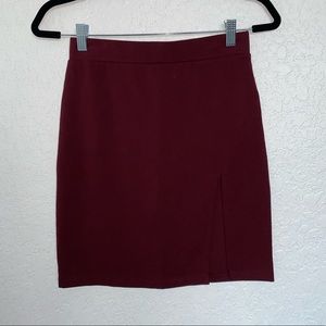 Red Mini Skirt